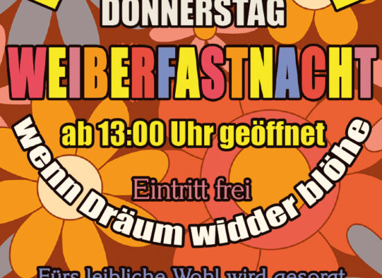 Weiberfastnacht 2025