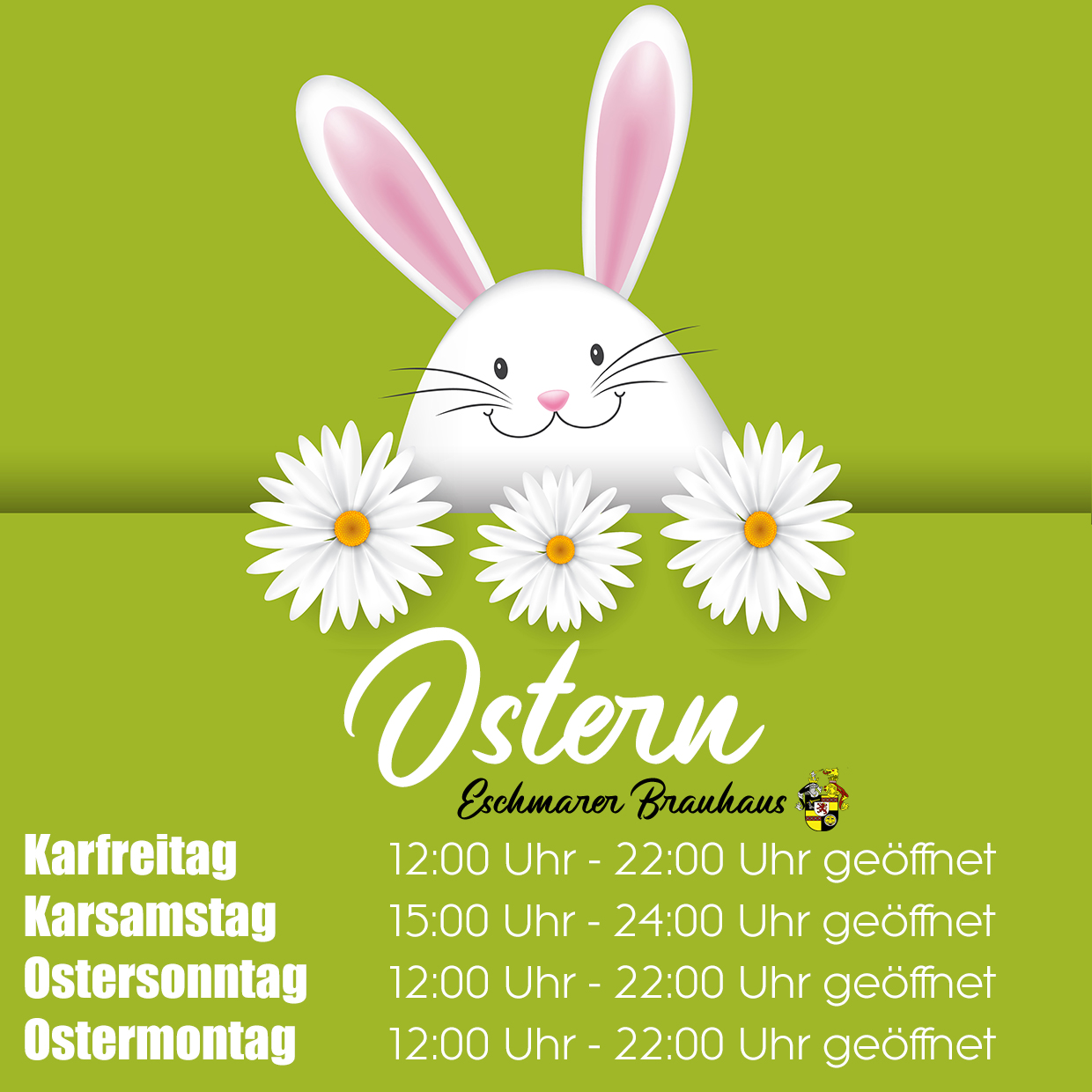 Oster-Öffnungszeiten