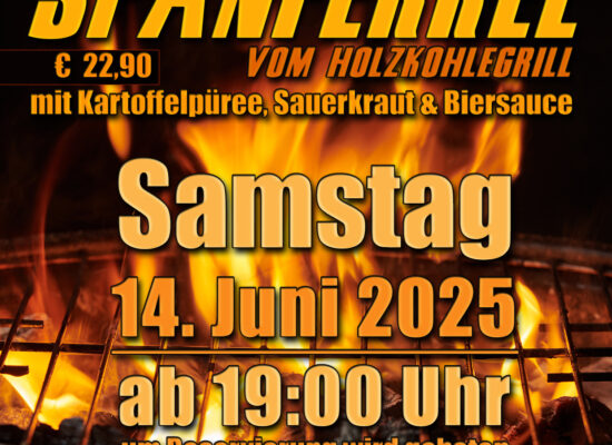 Es gibt wieder Spanferkel